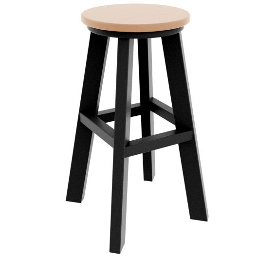 Round Bar Height Stool